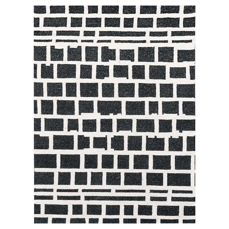 Contemporary Luxe Black Geometric - N5007 - 8' x 11'