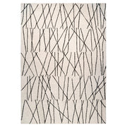 Myra Black Ivory Linear - N5008 - 5' x 8'
