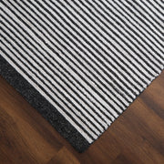 Myra Black Ivory Stripe - N5010 - 5' x 8'