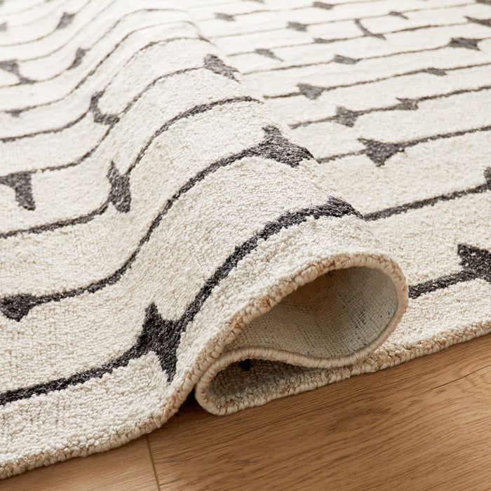 Contemporary Luxe Black Stripe - N5012 - 5' x 8'