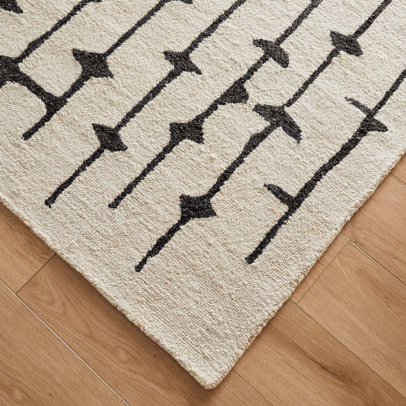 Contemporary Luxe Black Stripe - N5012 - 5' x 8'