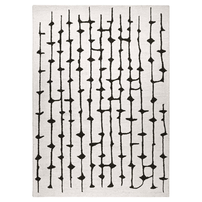 Contemporary Luxe Black Stripe - N5012 - 5' x 8'