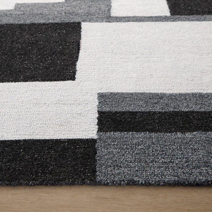 Kali Black Geometric - N5016 - 10' x 13'