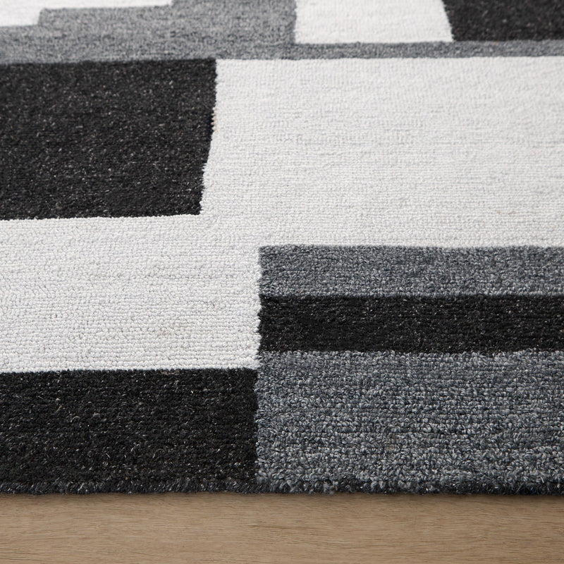 Kali Black Geometric - N5016 - 5' x 8'