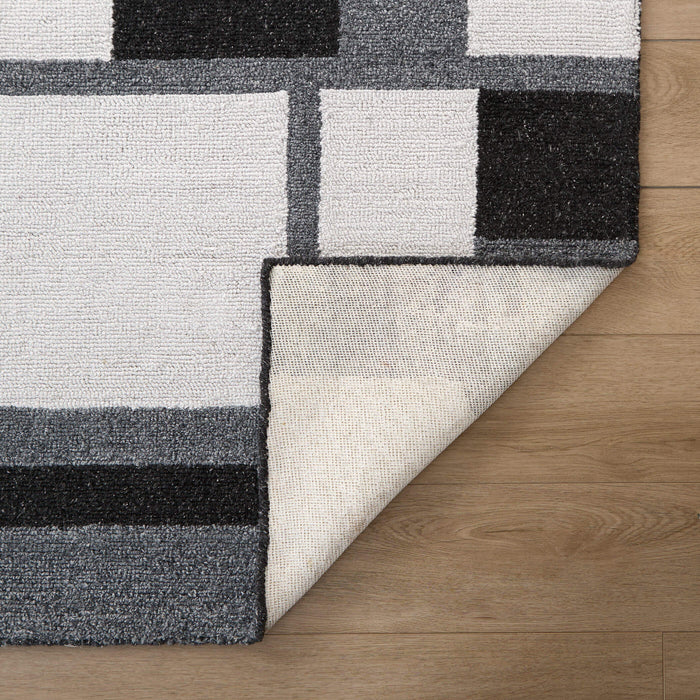 Kali Black Geometric - N5016 - 5' x 8'