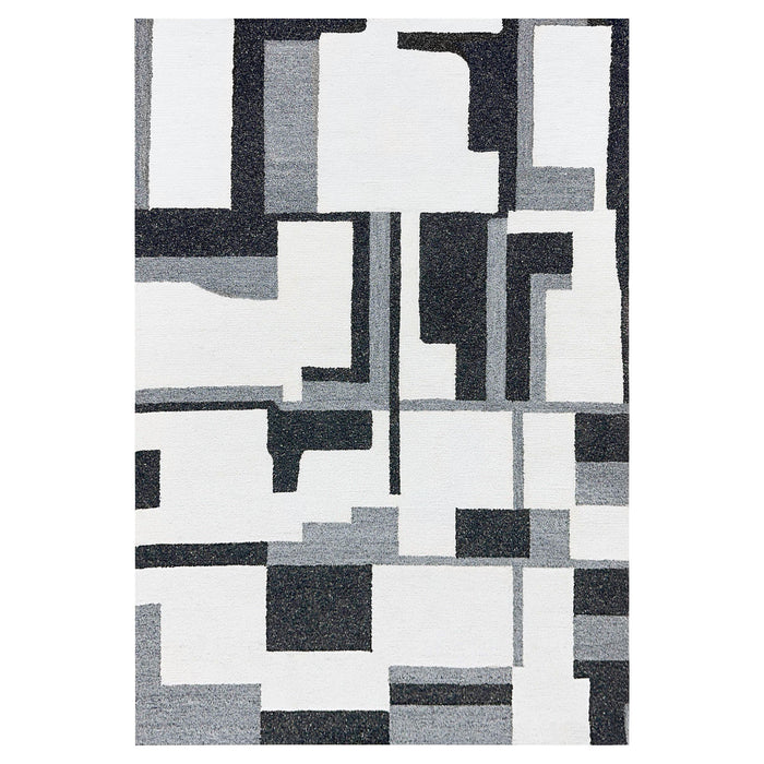 Kali Black Geometric - N5016 - 7' x 9'