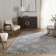 Vani Black Ivory Geometric - N5023 - 10' x 13'