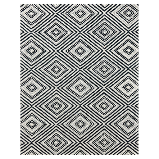 Vani Black Ivory Geometric - N5023 - 10' x 13'