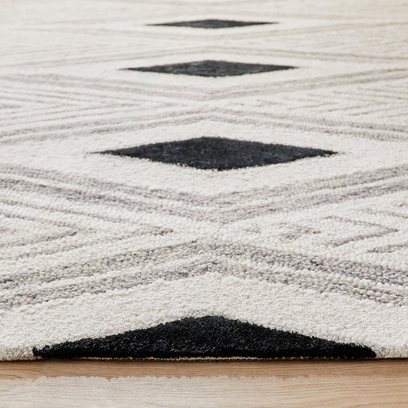 Vani Gray Ivory Geometric - N5024 - 2' x 3'