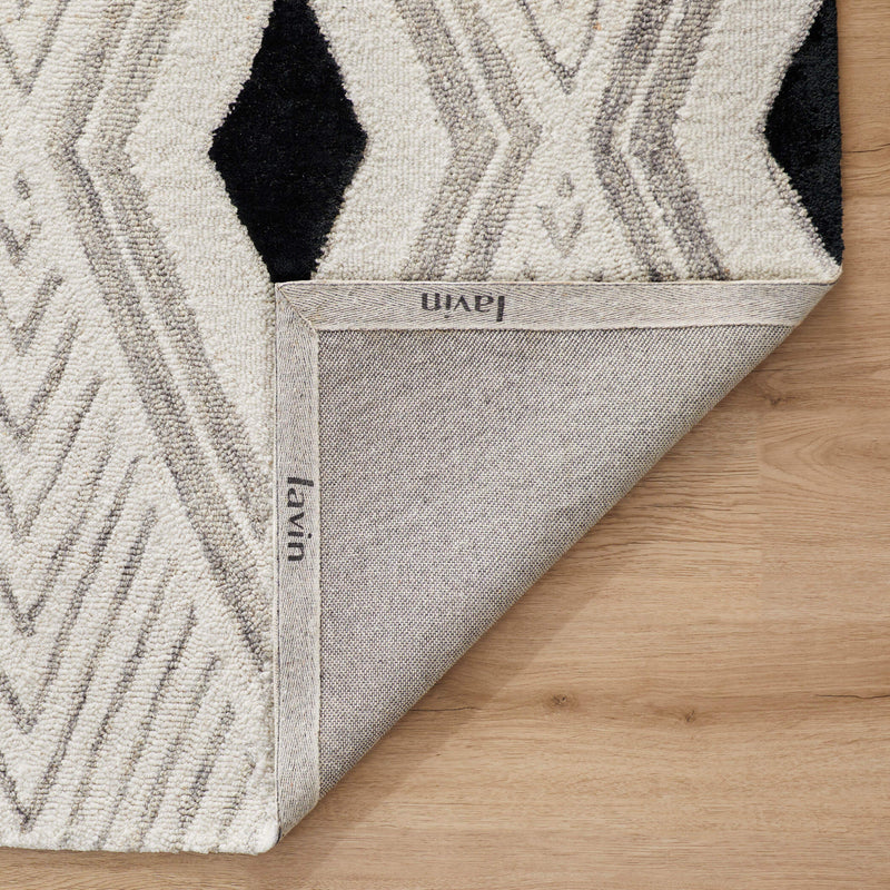 Vani Gray Ivory Geometric - N5024 - 7' x 9'