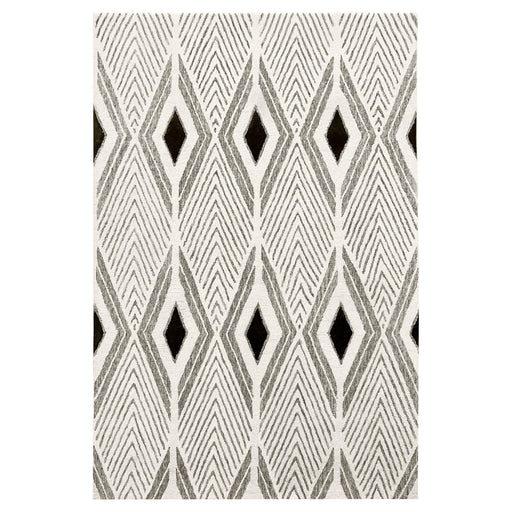 Vani Gray Ivory Geometric - N5024 - 5' x 8'
