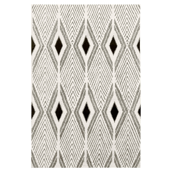 Vani Gray Ivory Geometric - N5024 - 10' x 13'