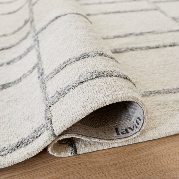 Laid Back Luxe Ivory Geometric - N5025 - 5' x 8'
