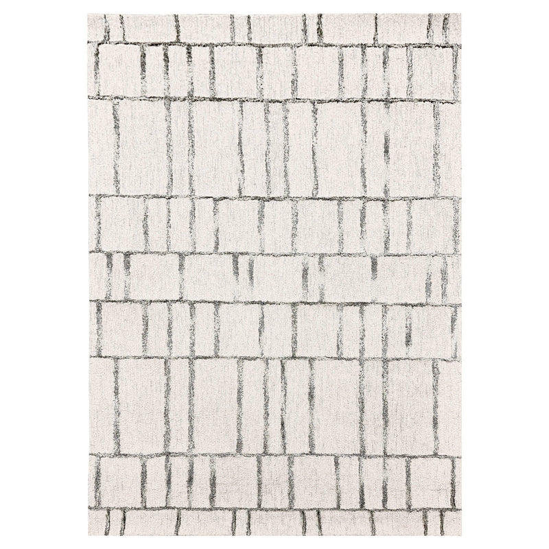 Laid Back Luxe Ivory Geometric - N5025 - 5' x 8'