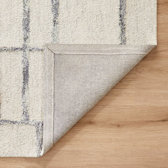 Laid Back Luxe Ivory Geometric - N5025 - 5' x 8'