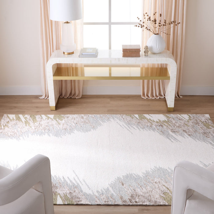 Laid Back Luxe Ivory Green Marbled - N5026 - 8' x 11'