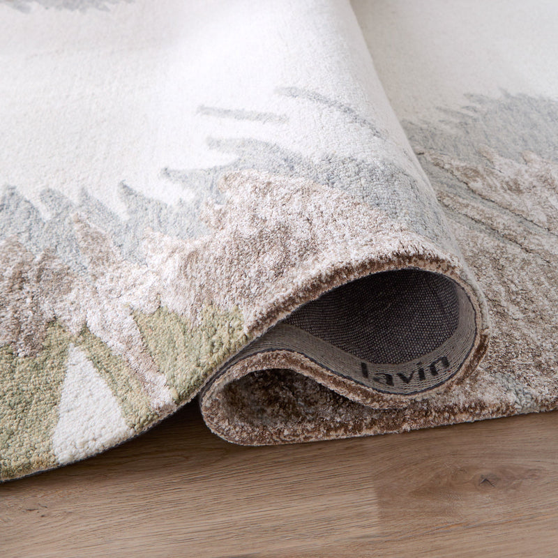 Laid Back Luxe Ivory Green Marbled - N5026 - 2' x 3'