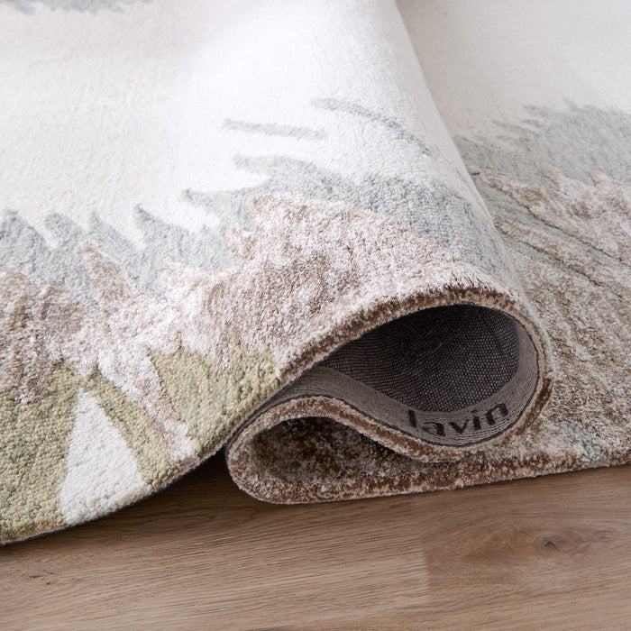 Laid Back Luxe Ivory Green Marbled - N5026 - 10' x 13'