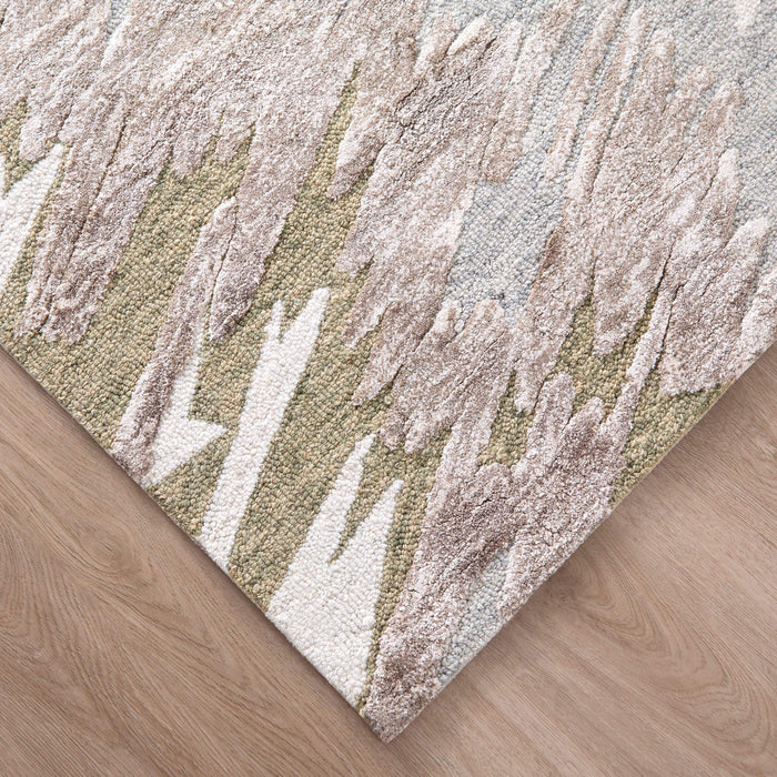 Laid Back Luxe Ivory Green Marbled - N5026 - 8' x 11'