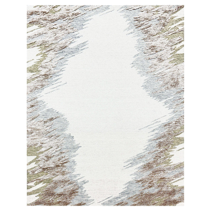 Laid Back Luxe Ivory Green Marbled - N5026 - 5' x 8'