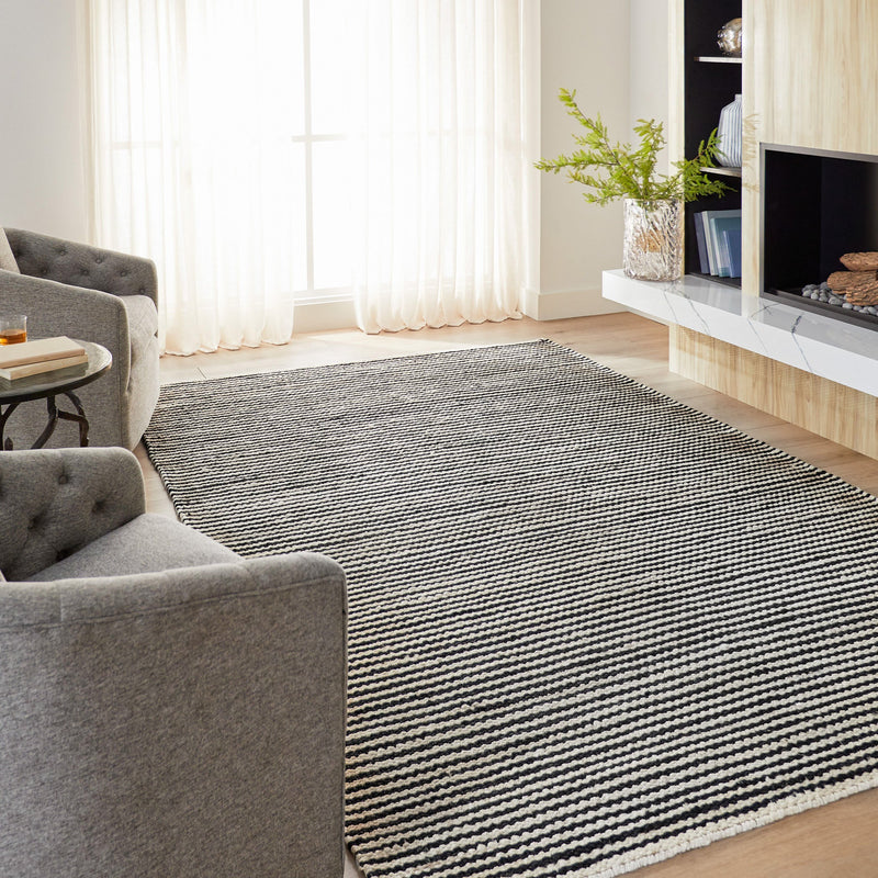 Ganges Black Stripe - N5028 - 5' x 8'