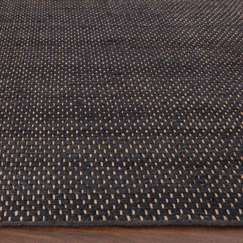 Ganges Black Solid - N5029 - 5' x 8'