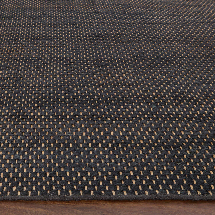 Ganges Black Solid - N5029 - 7' x 9'