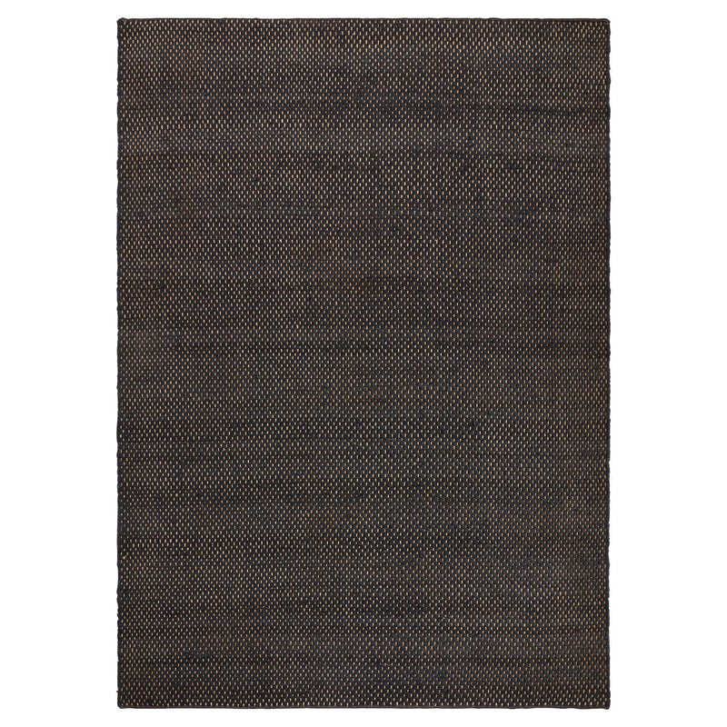 Ganges Black Solid - N5029 - 5' x 8'