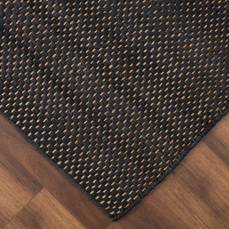Ganges Black Solid - N5029 - 5' x 8'