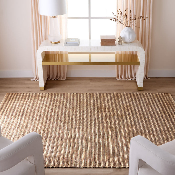 Ganges Brown Stripe - N5030 - 5' x 8'
