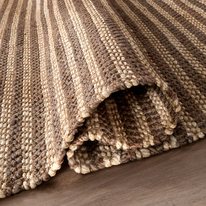 Ganges Brown Stripe - N5030 - 7' x 9'
