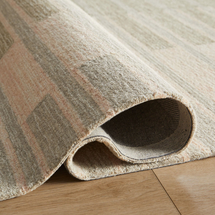 Mitra Green Pink Stripe - N5033 - 7' x 9'