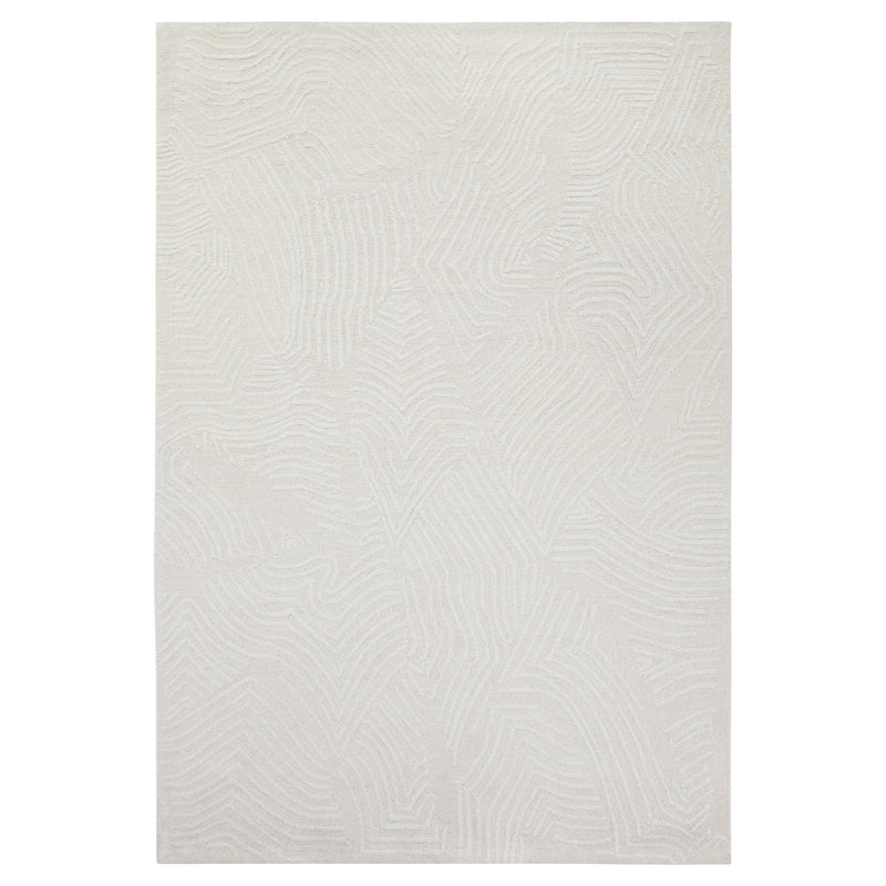 Mitra Ivory Geometric Swirl - N5034 - 5' x 8'