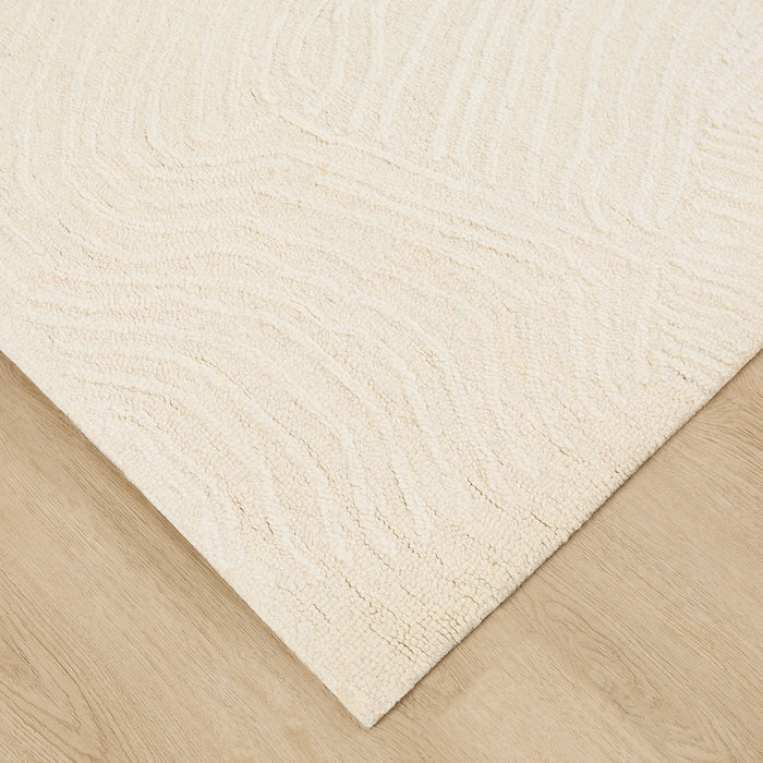 Mitra Ivory Geometric Swirl - N5034 - 7' x 9'
