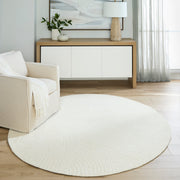 Mitra Ivory Geometric Swirl - N5034 - 8' Round