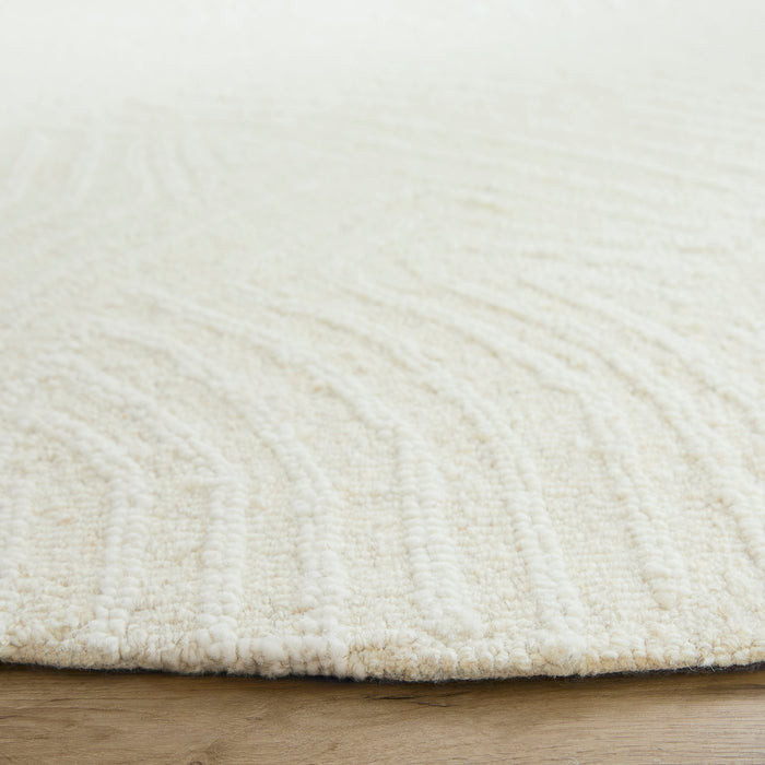 Mitra Ivory Geometric Swirl - N5034 - 10' Round