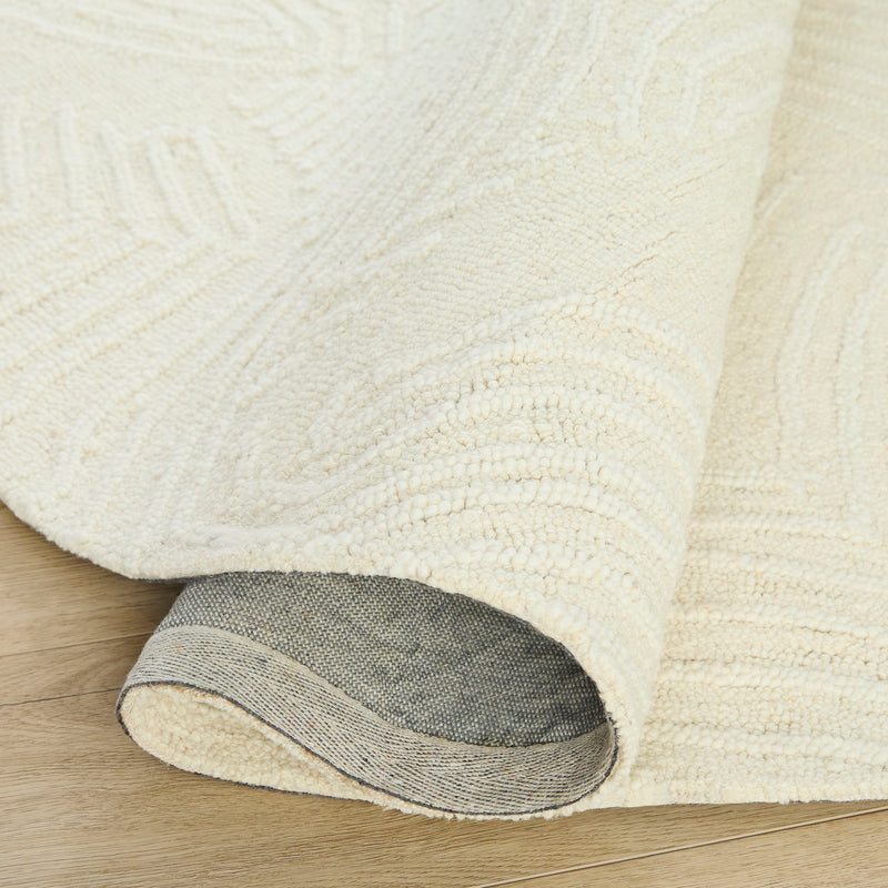 Mitra Ivory Geometric Swirl - N5034 - 8' Round