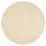 Mitra Ivory Geometric Swirl - N5034 - 8' Round