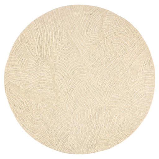 Mitra Ivory Geometric Swirl - N5034 - 10' Round