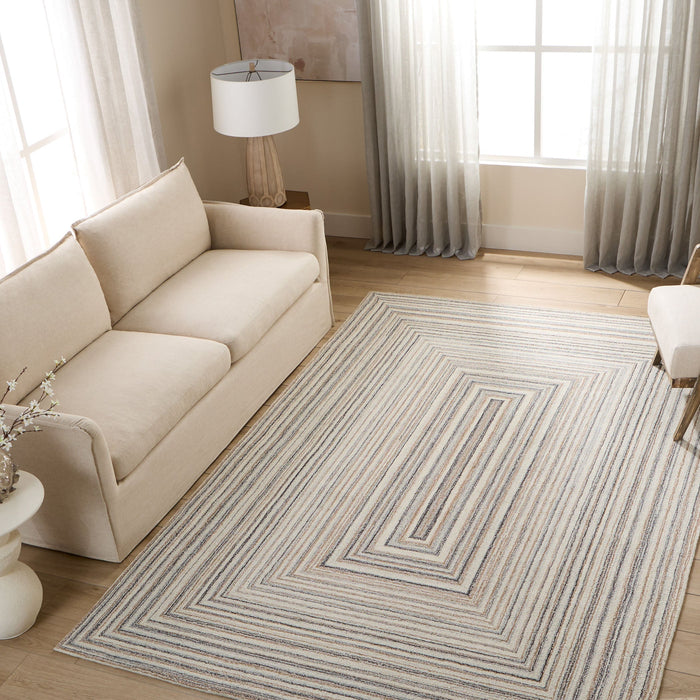 Mitra Brown Geometric - N5035 - 7' x 9'
