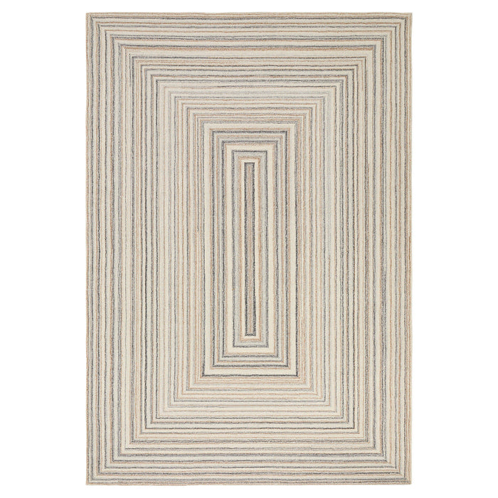Mitra Brown Geometric - N5035 - 7' x 9'
