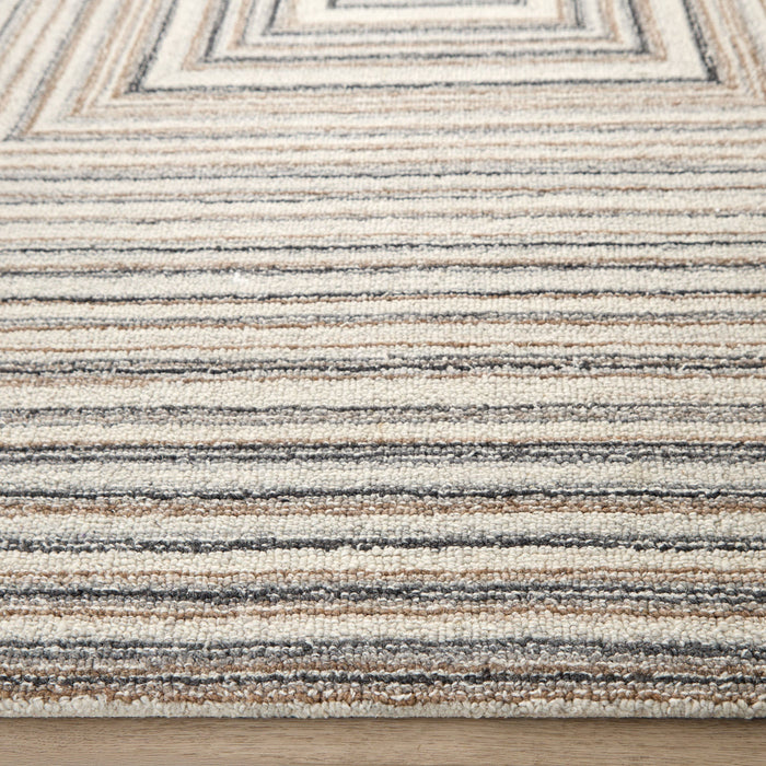 Mitra Brown Geometric - N5035 - 5' x 8'