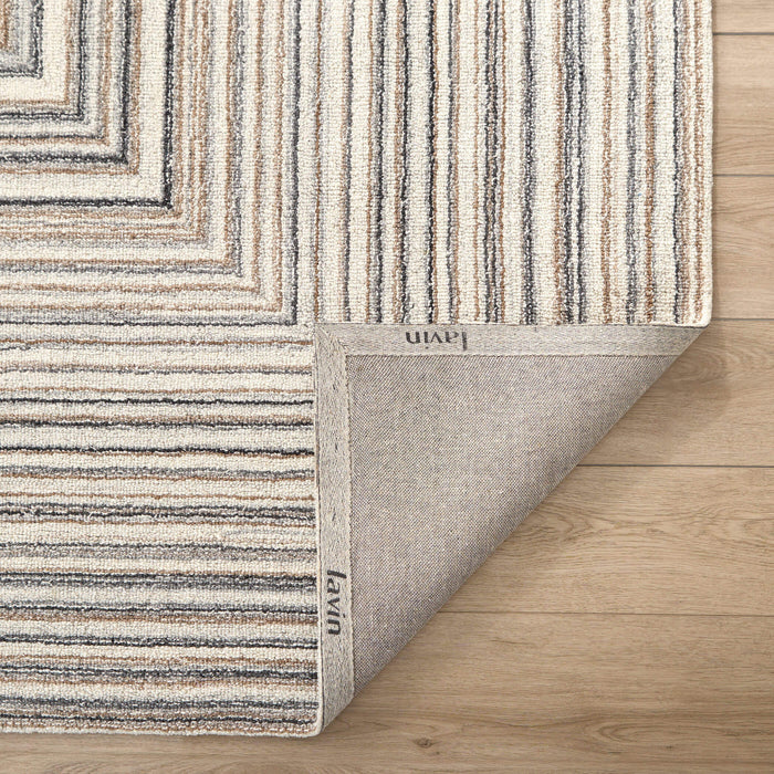 Mitra Brown Geometric - N5035 - 12' x 15'