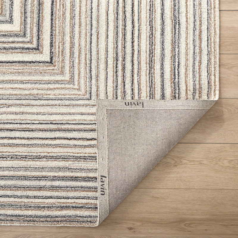 Mitra Brown Geometric - N5035 - 8' x 11'