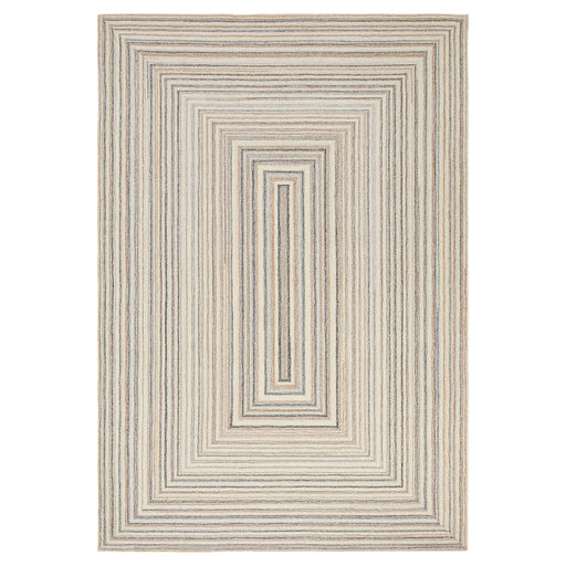 Mitra Brown Geometric - N5035 - 5' x 8'