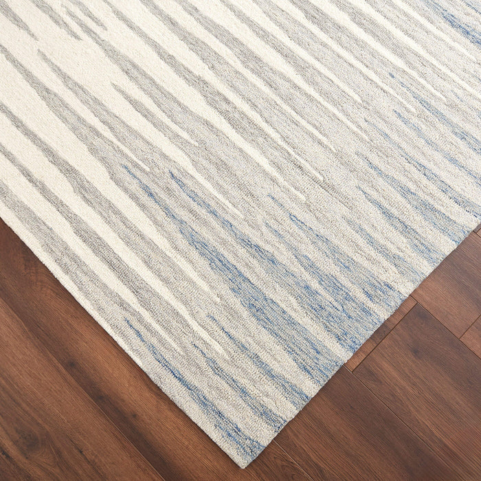 Mitra Ivory Gray Stripe - N5037 - 10' x 13'