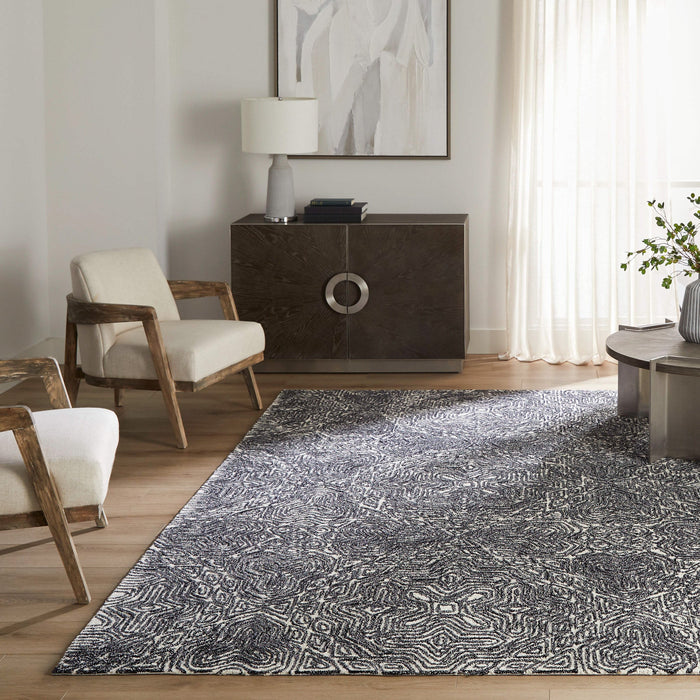 Mitra Black Geometric - N5038 - 8' x 11'