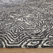 Mitra Black Geometric - N5038 - 7' x 9'