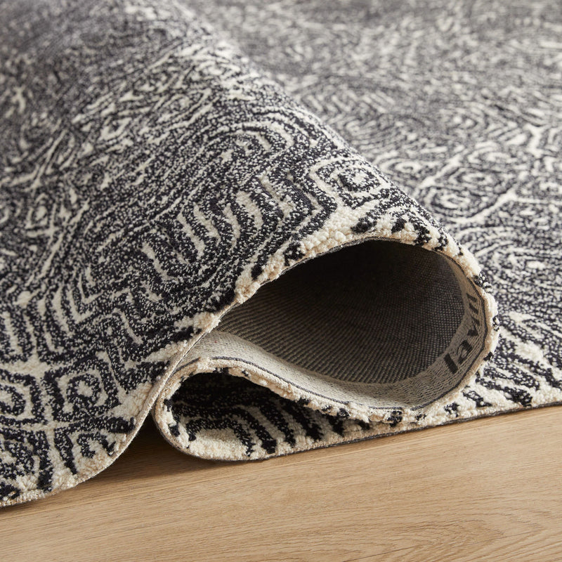 Mitra Black Geometric - N5038 - 7' x 9'