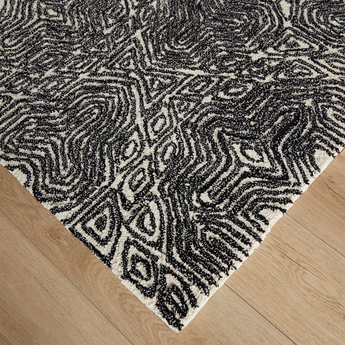 Mitra Black Geometric - N5038 - 10' x 13'